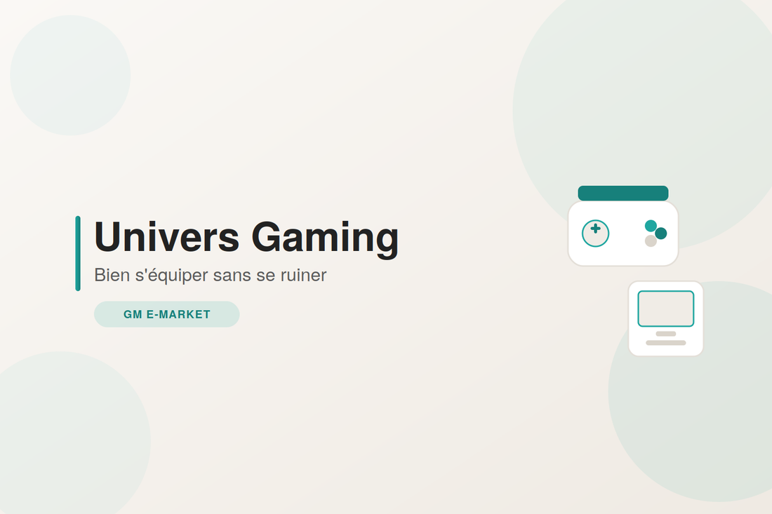 Matériel gaming pas cher : bien s'équiper