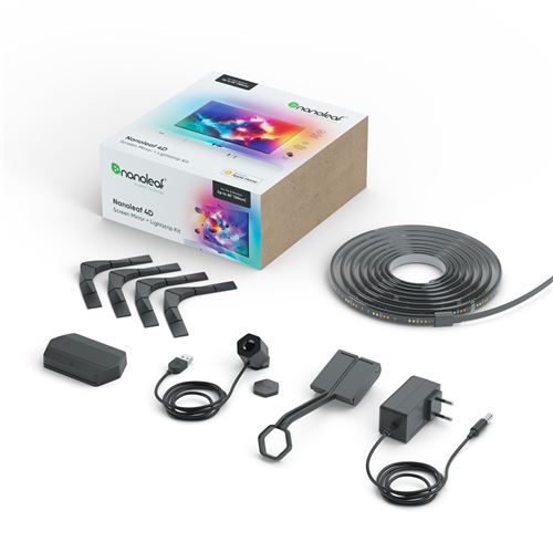 Ruban LED Nanoleaf 4D Kit Screen Mirror + Kit Lightstrip