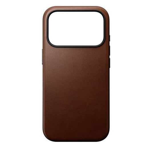 Coque Modern Nomad en cuir marron pour iPhone 17 Pro
