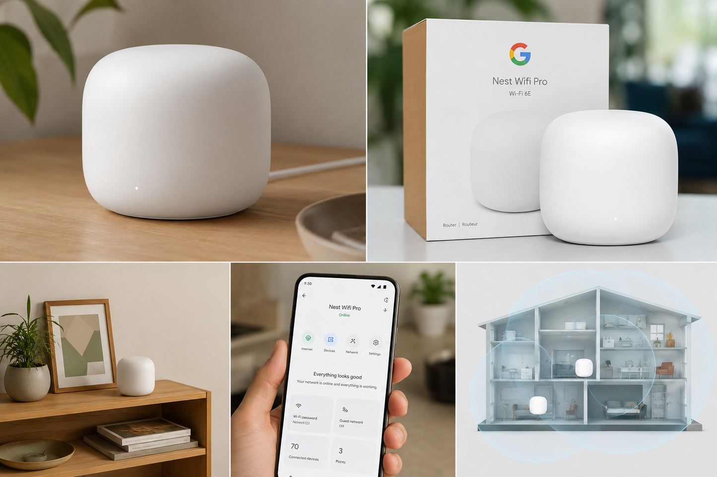 Routeur Wifi Google Nest Wifi Pro Wifi 6 E