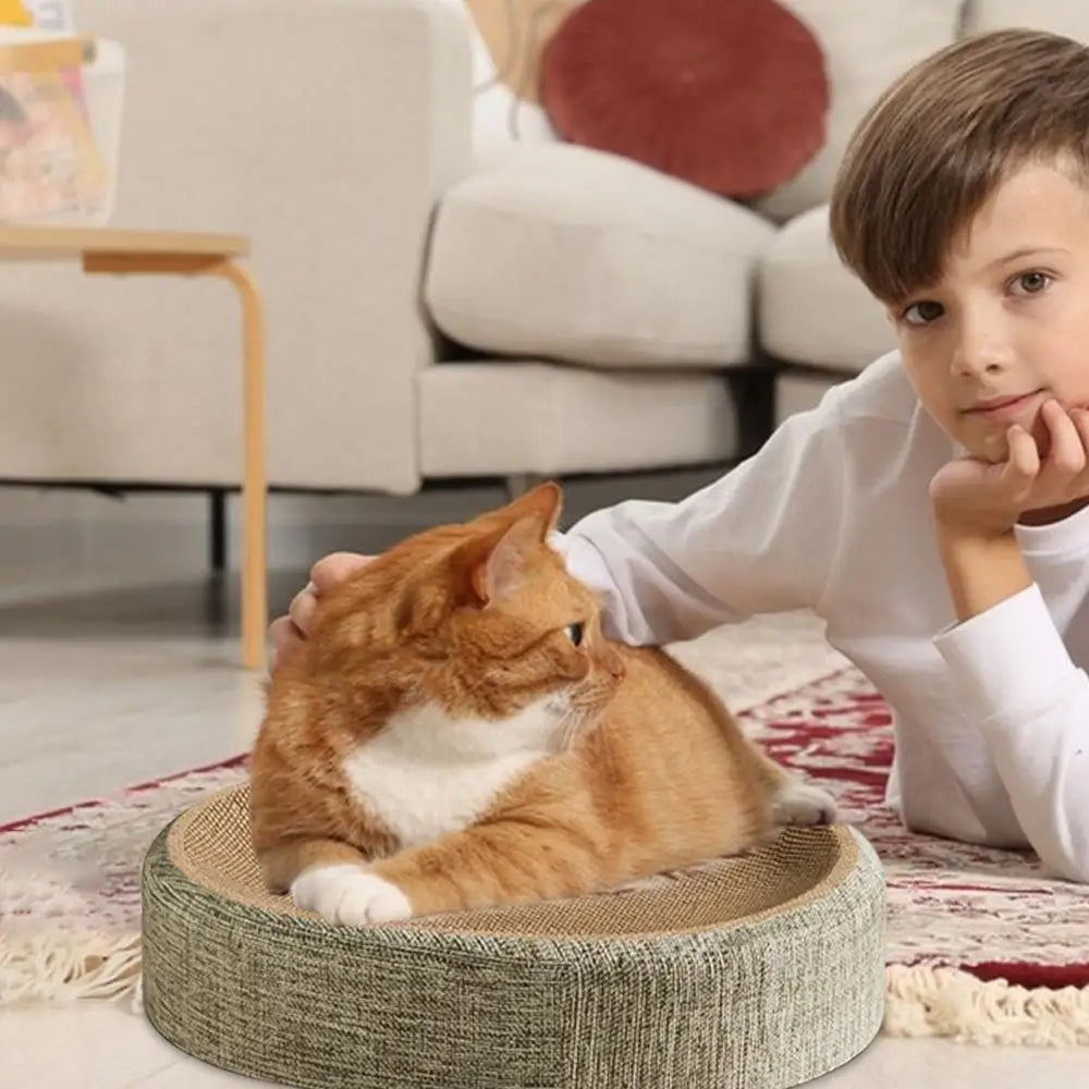 Panier & Griffoir 2-en-1 pour Chat en Sisal – Confort et Protection des Meubles