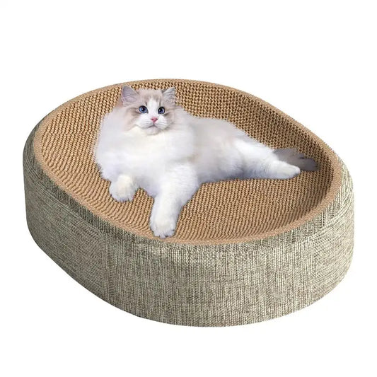 Panier & Griffoir 2-en-1 pour Chat en Sisal – Confort et Protection des Meubles