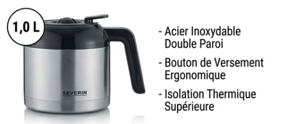 Verseuse isotherme Severin TK 5547 pour KA 4814