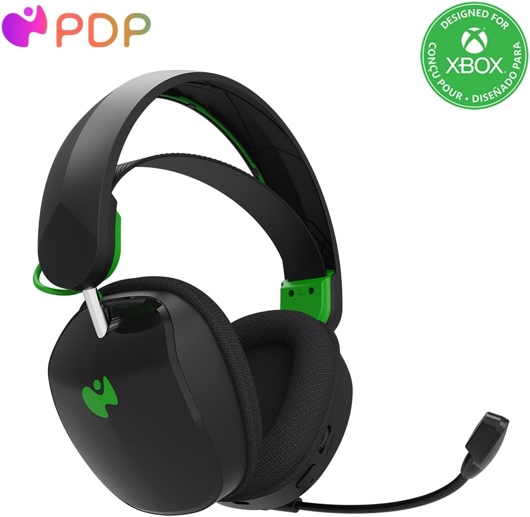Casque gaming, PDP Xbox Phantom Wireless Headset noir et vert