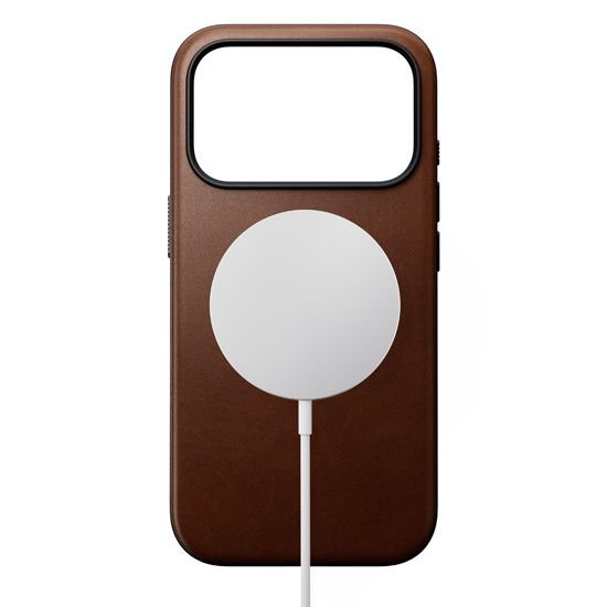 Coque Modern Nomad en Cuir Marron pour iPhone 17 Pro