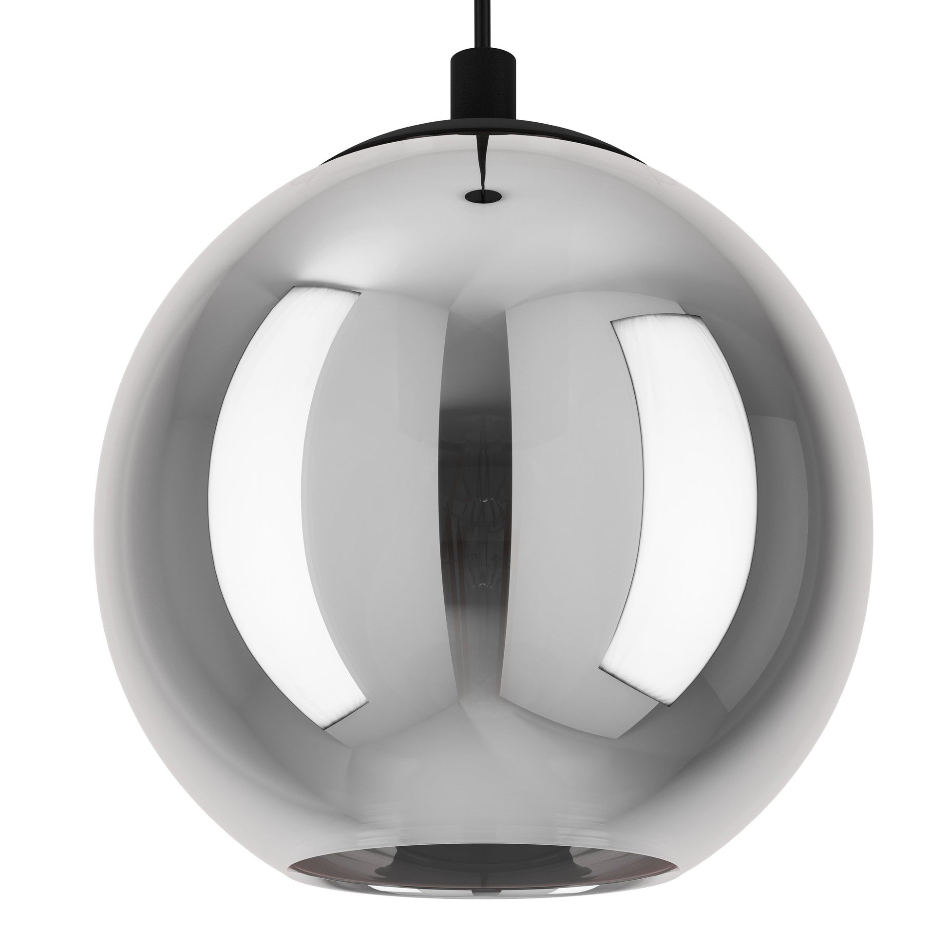 Boule de la suspension Ariscani en verre noir